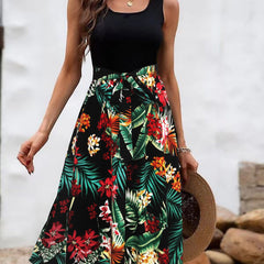 Floral Print Tank Dress for Spring & Summer