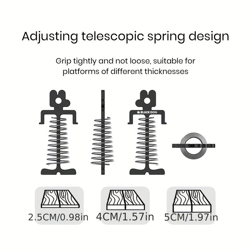 1pc Ground Spring Nail Tent Fixed Ground Nail Windproof Aluminum Alloy