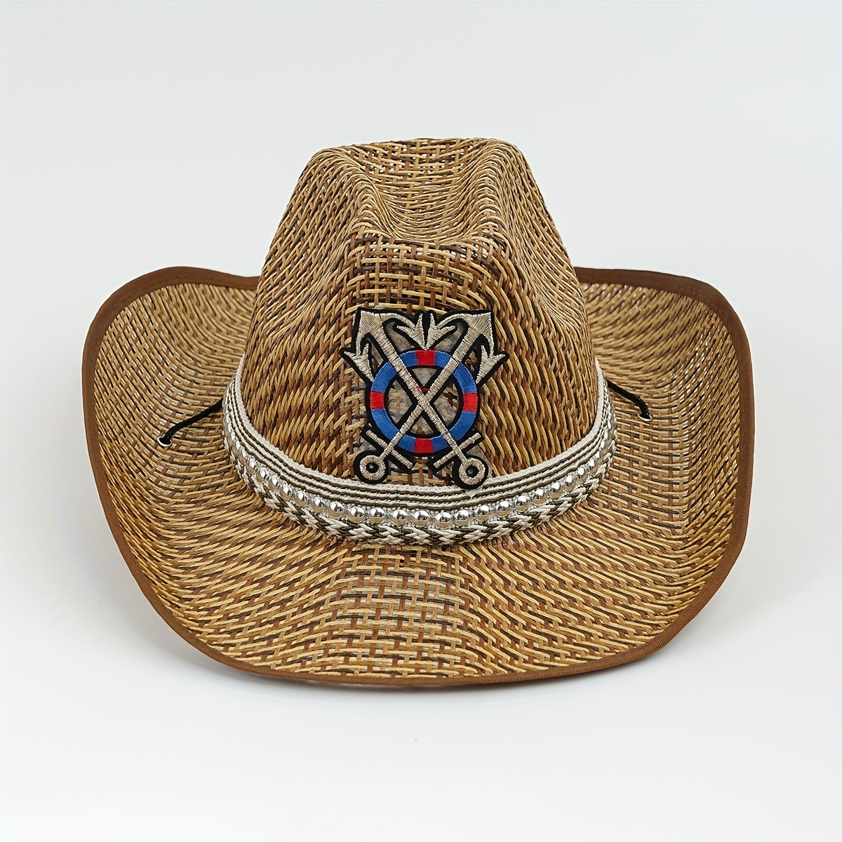 Men's Sunshade Straw Hat Large Edge Outdoor Beach Hat