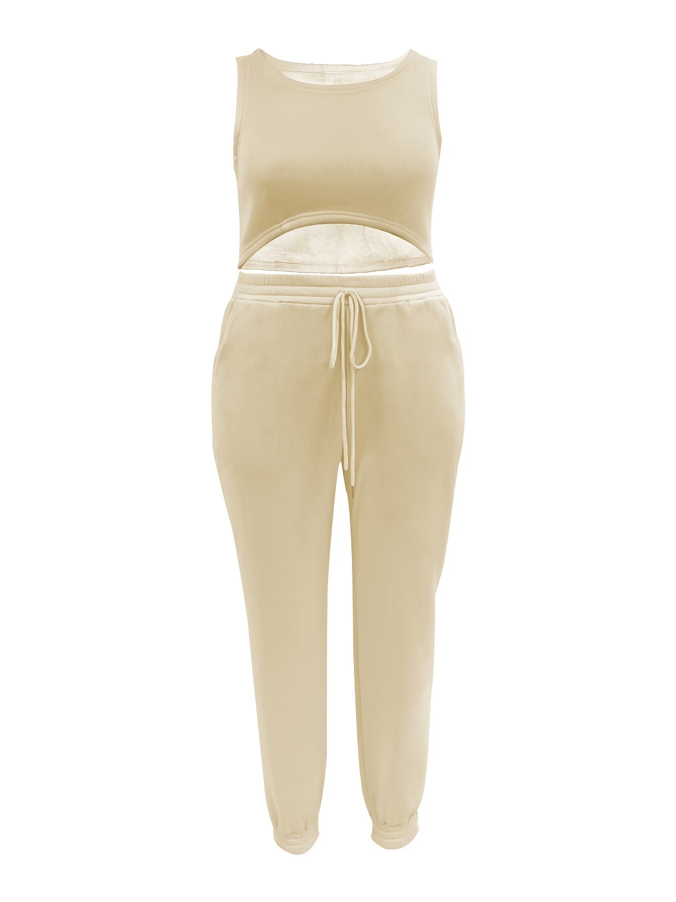 3-Piece Zip Up Hoodie, Tank Top & Pants Set