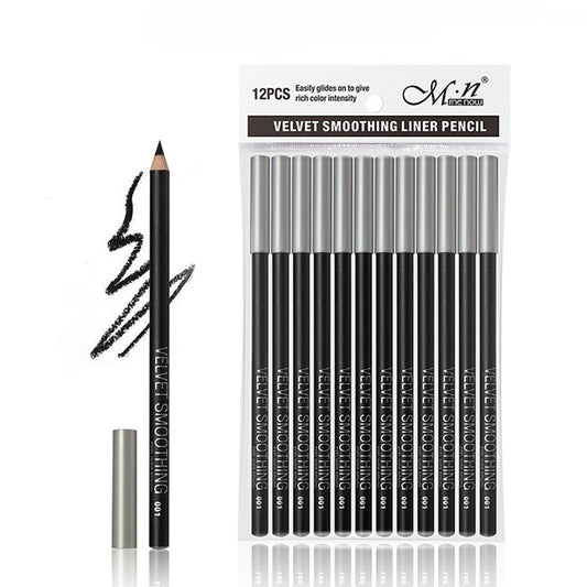 12 Pack Long Lasting Velvet Eyeliner Pen Set