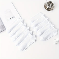 10 Pairs Low Cut Ankle Socks Soft & Lightweight Sports Women's Stockings