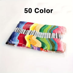 100pcs Embroidery Floss Rainbow Cross Stitch Threads Friendship Bracelets Crafts