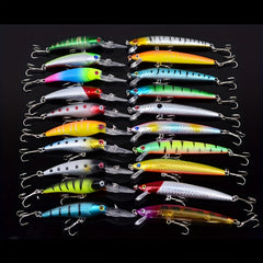 Bionic Minnow Fishing Lures 20pcs Set Hard Baits For Carp Fishing