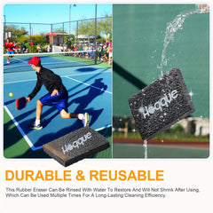 1pc 2pcs Pickleball Paddle Eraser Carbon Fiber Pickle Ball Racket