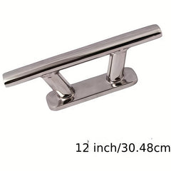 Polarlander 12inch Stainless Steel Mooring Cleat for Marine Boat Yacht Bollard
