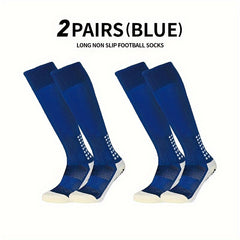 Anti Slip Football Socks for Men & Women - Thick Padded Sweat Absorption