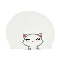 Stay & Stylish Adult Cartoon Silicone Swim Cap for Men & Women