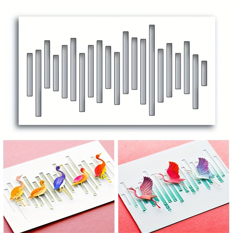 Rectangular Stripe Frame Metal Cutting Dies for DIY Scrapbooking