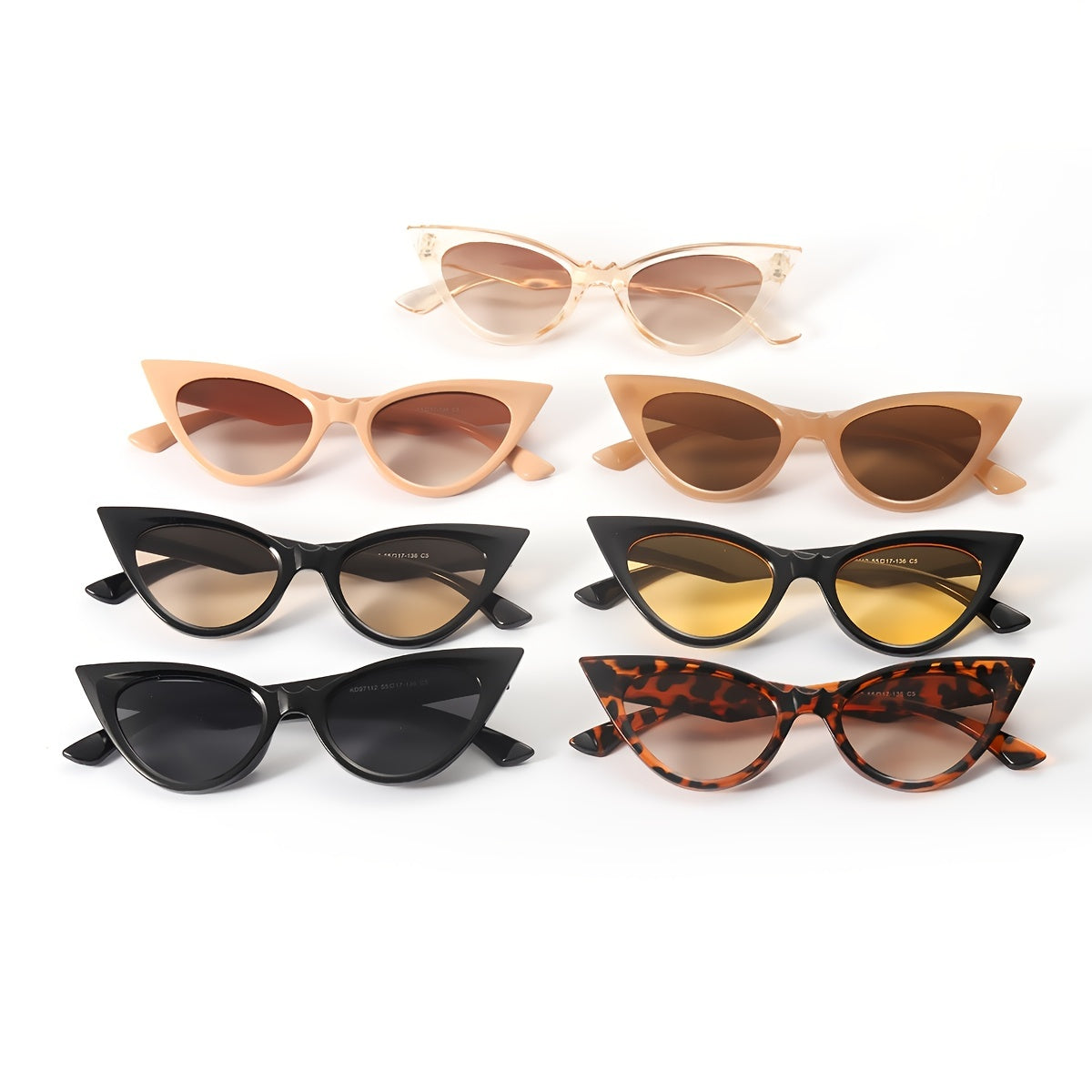 Y2K Cat Eye Sunglasses UV400 Outdoor Glasses