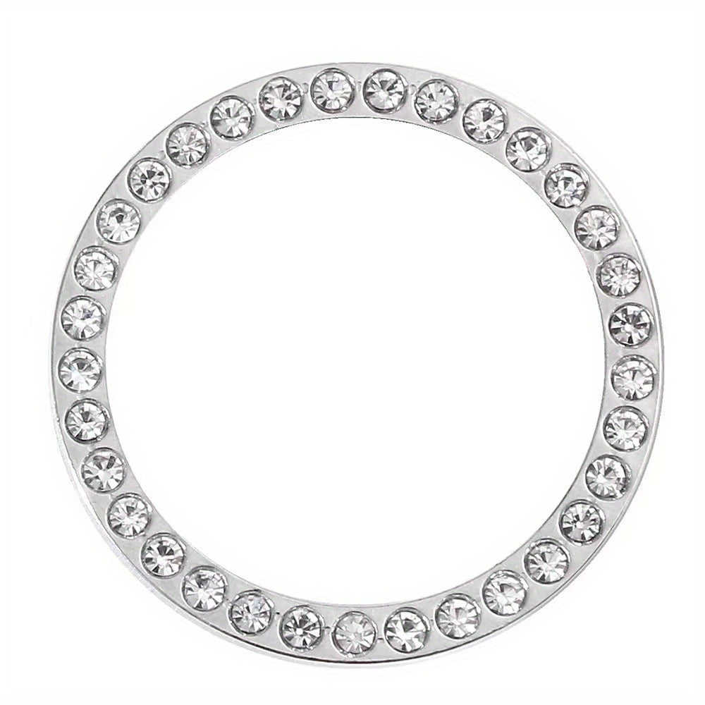 Rhinestone Decor Car Start Button Glitter Personality Auto Accessories