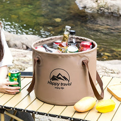 Portable Collapsible Fishing Bucket for Camping Hiking