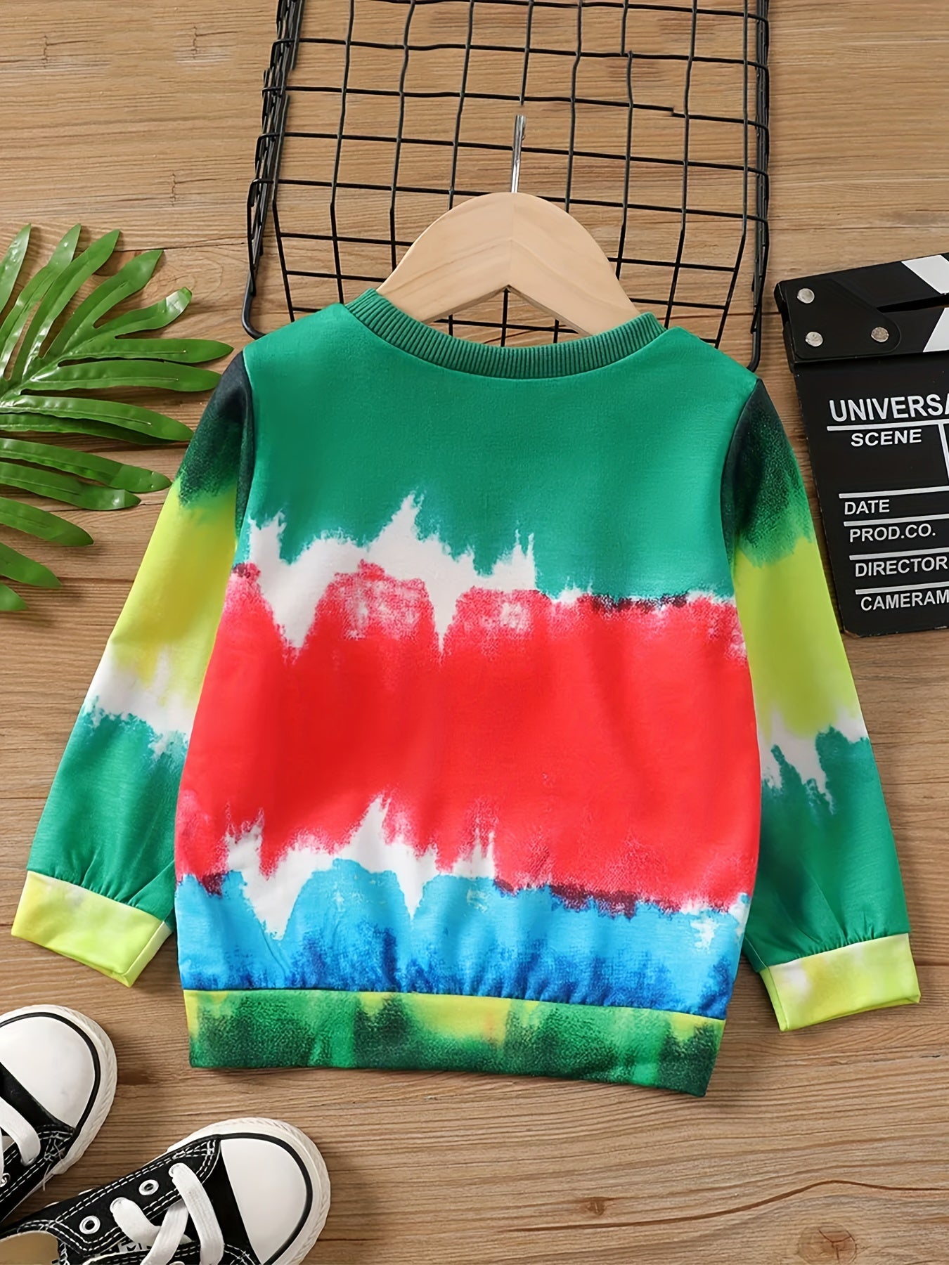 Boys Casual Pullover Sweatshirt Long Sleeve Crew Neck Tops