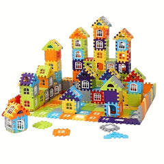 Multicolor Building Blocks DIY House Toy for Presents