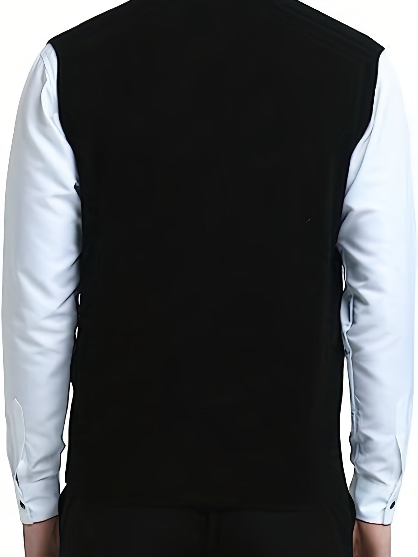 Men's V-Neck Sleeveless Cardigan Knitted Vest