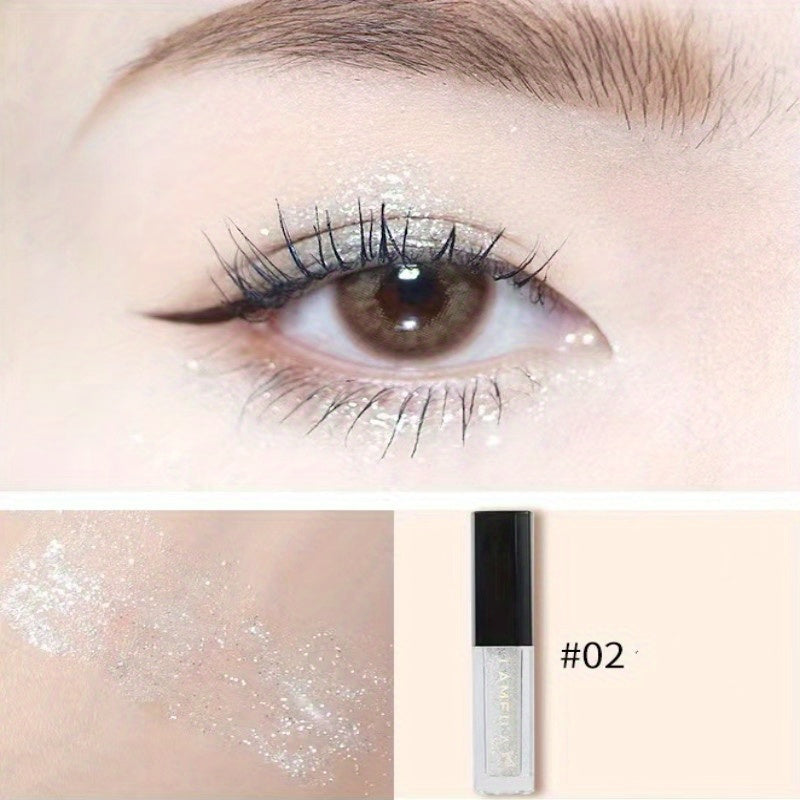 Metallic Shimmer Liquid Eyeshadow Waterproof Highlighting Eyeshadow