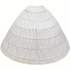6-Steel Ring Wedding Dress Petticoat for Volume and Silhouette Enhancement