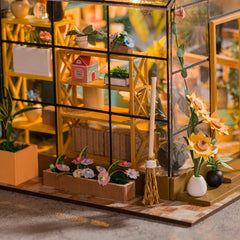 3D Garden Theme Scene Small House Puzzle DIY Cabin Wooden Handicraft