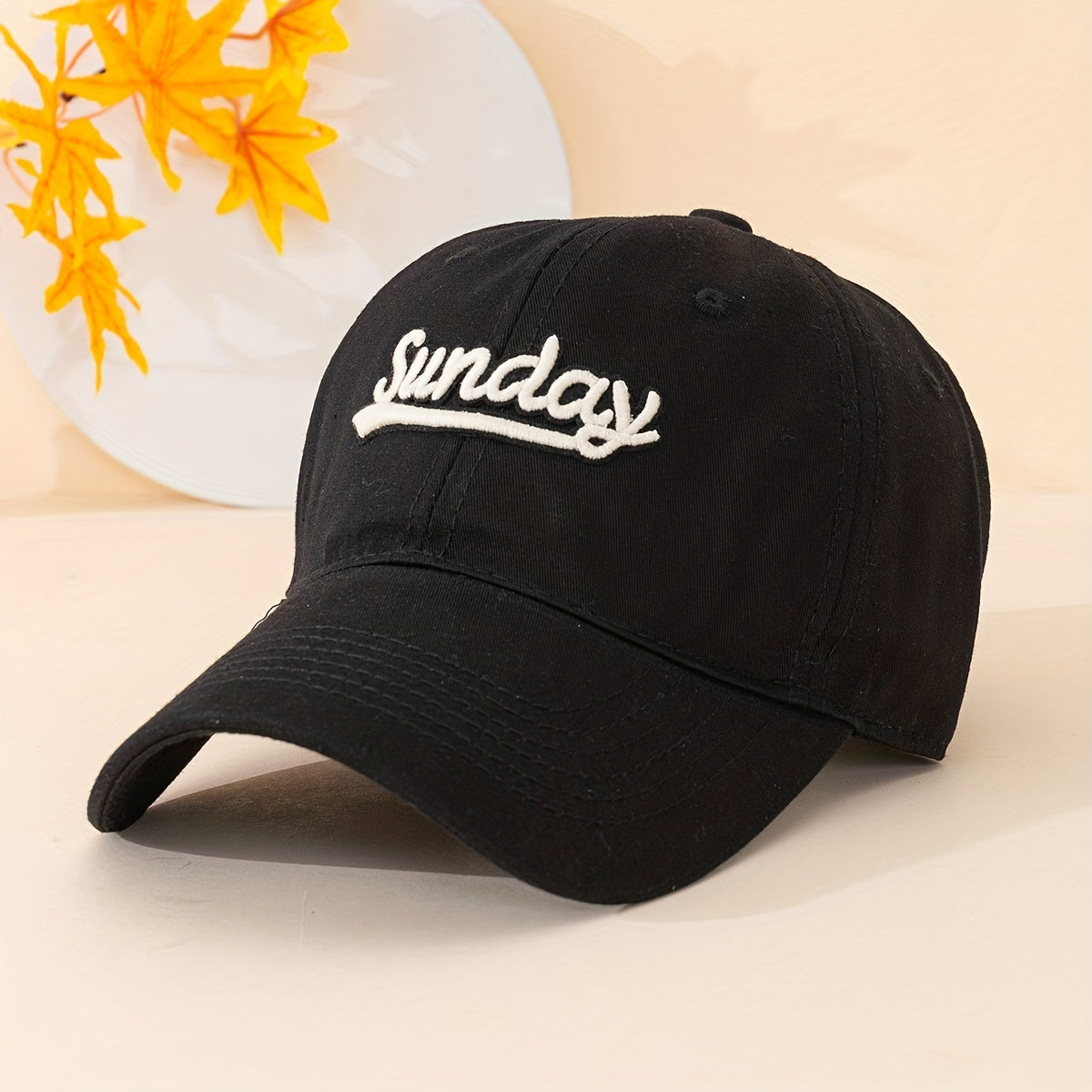 Adjustable Unisex Baseball Cap with Embroidery