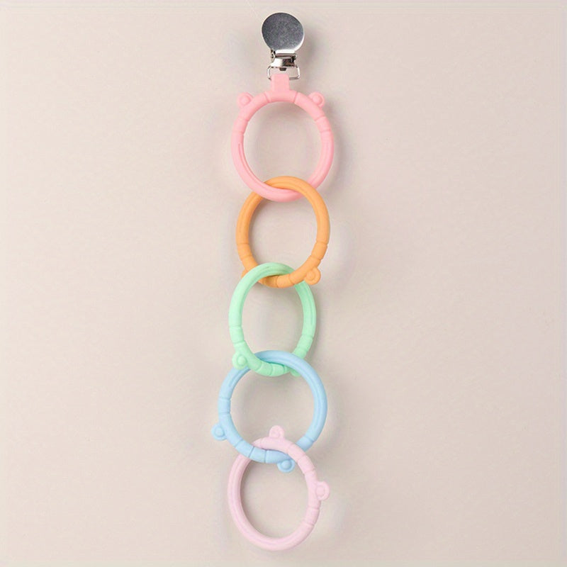 Baby Silicone Pacifier Clip Anti-lost Chain Teething Toys
