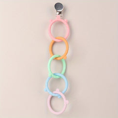 Baby Silicone Pacifier Clip Anti-lost Chain Teething Toys