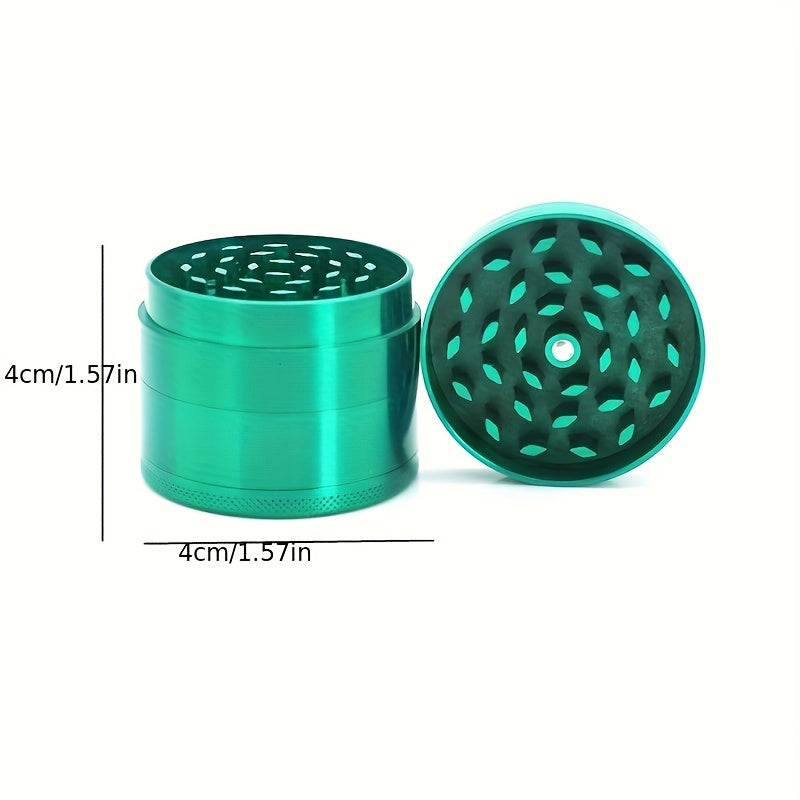 Zinc Alloy Cigarette Grinder Four layer Metal Plate Perfume Grinder