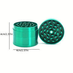 Zinc Alloy Cigarette Grinder Four layer Metal Plate Perfume Grinder