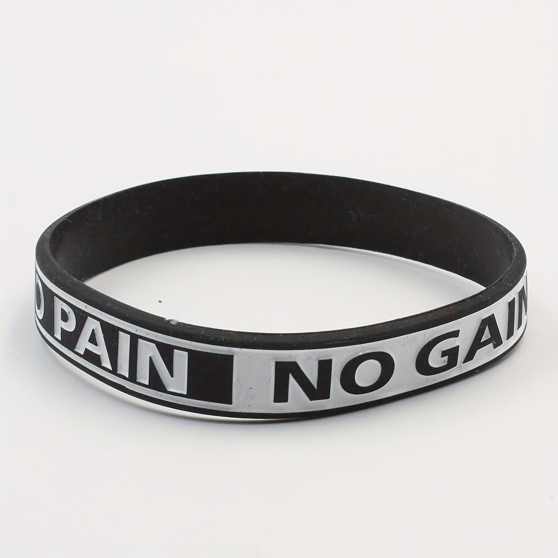 Set of 2 Motivational Silicone Bracelets - Positive Sayings
