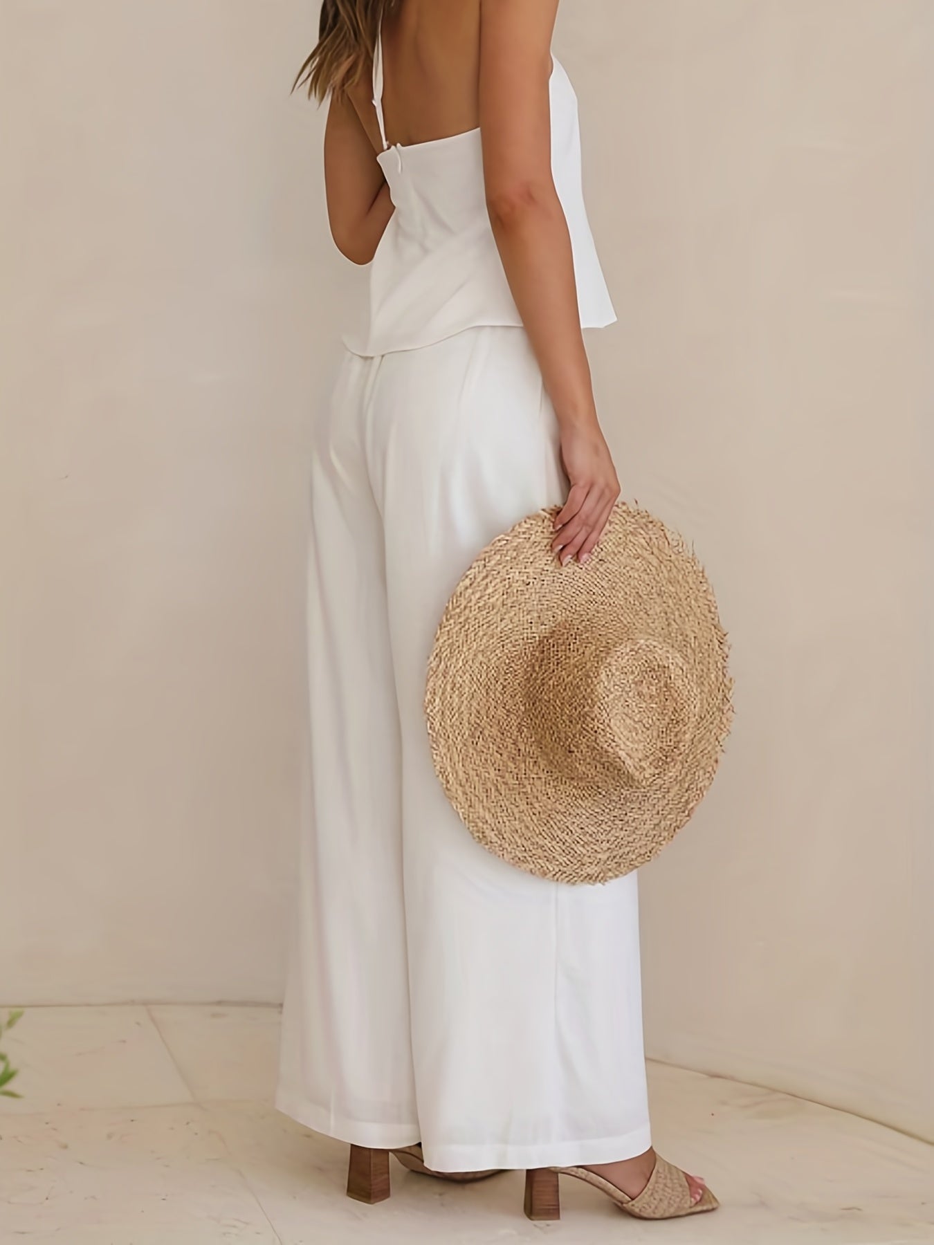 Wide Leg Drawstring Pants for Women