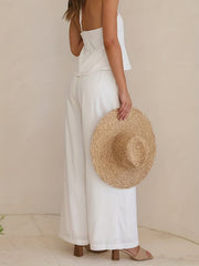 Wide Leg Drawstring Pants for Women