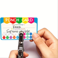 50pcs Classroom Behavior Reward Punch Cards Motivational Punch Cards