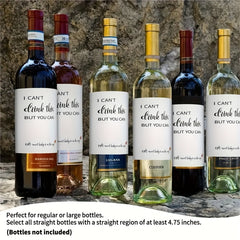 6pcs Fun & Festive Pregnancy Announcement Wine Labels