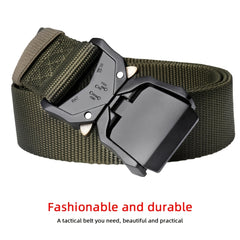 Men's Tactical Belt Quick Release Military Hiking Outdoor