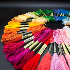 50pcs Cross Stitch Threads Embroidery Floss 8m strand DIY Cross Stitch Embroider