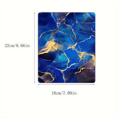 Hand painted Crack Printing Mouse Pad, Non-slip Square Design
