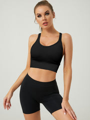 Adjustable Wirefree Yoga Sports Bra Quick Drying