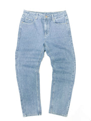 Men's Vintage Solid Straight Leg Denim Jeans