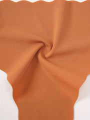 7pcs Seamless Scallop Trim Thongs Soft & Comfy Stretchy Intimates Panties