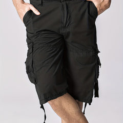 Men's Casual Cotton Cargo Shorts for Summer