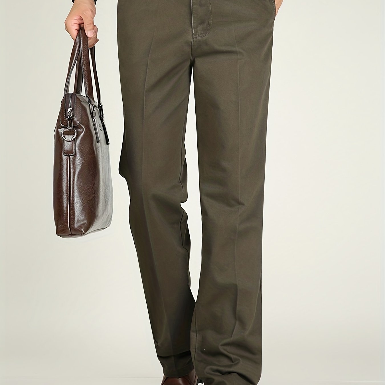 Men's Formal Solid Dress Pants Spring Fall Business