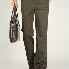 Men's Formal Solid Dress Pants Spring Fall Business