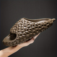 Durian Shape Slippers For Men Lightweight Open Toe Slippers