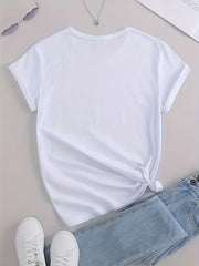 Birds Graphic Sports Short Sleeve T shirts Print Casual Sports Slim Tops