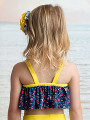 Summer Swimsuit Set Baby Girls 2pcs Camisole Top & Bowknot Shorts