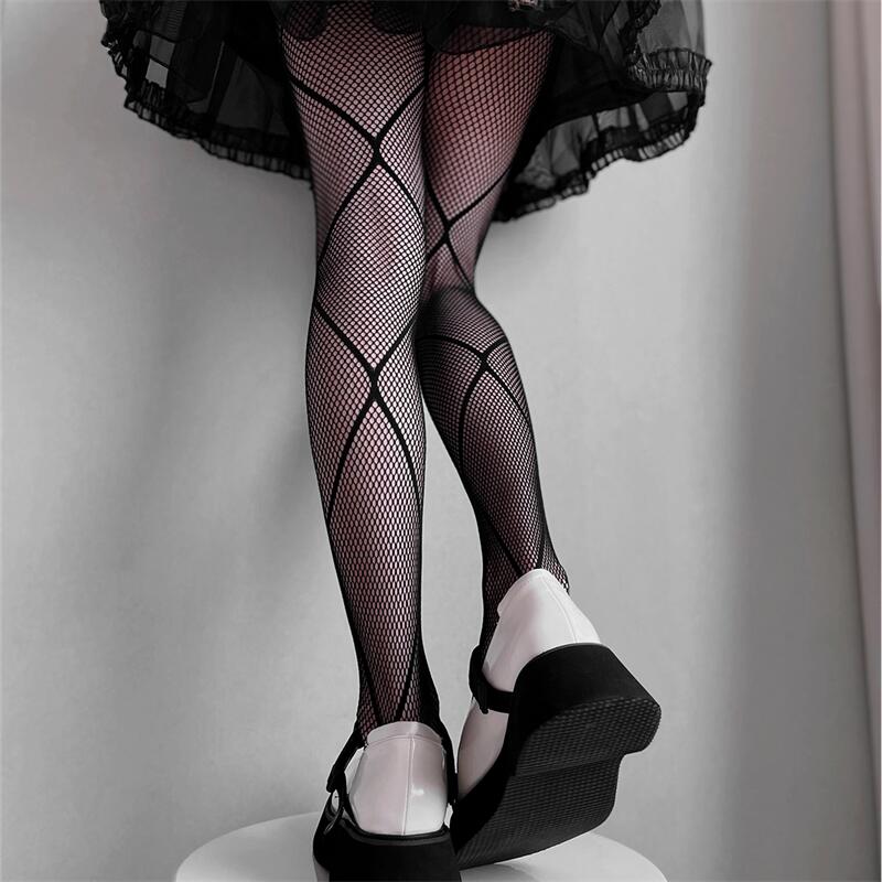 Women's Patterned Nylon Stockings