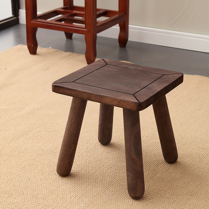 Antique Small Wooden Stool Shoe Changing Stool Solid Wood Stool