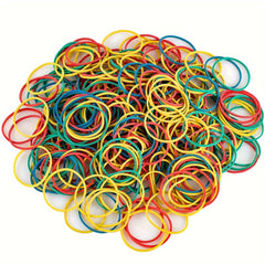 100-500 Multicolor Assorted Rubber Bands Sturdy Heat Resistant Band