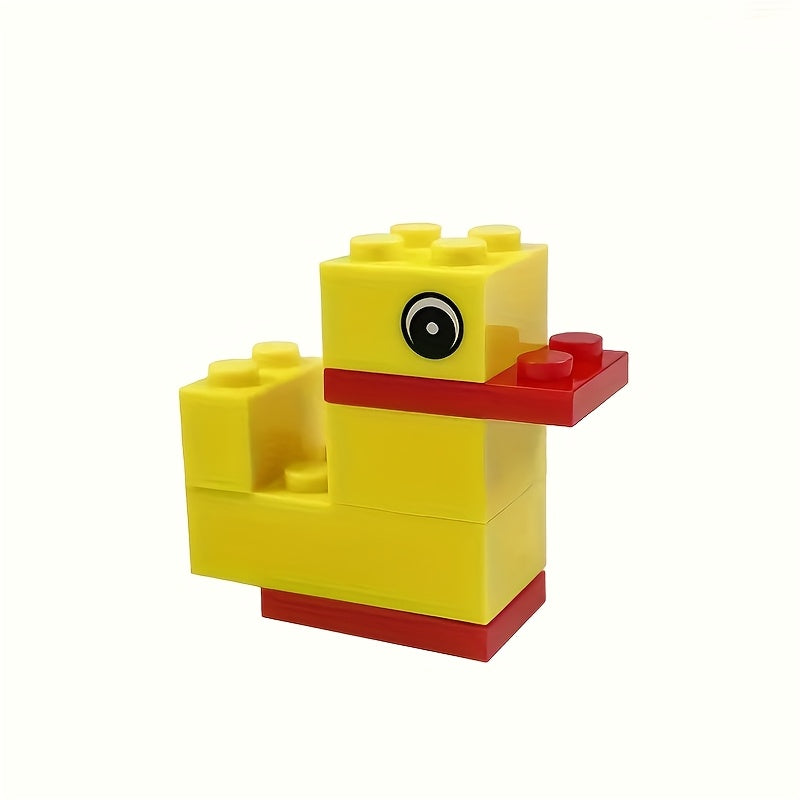 Farm Animal MOC Duck 6pcs Building Blocks DIY Toy
