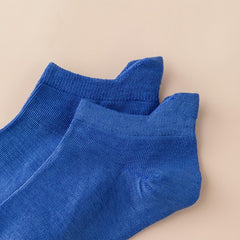 10 Pcs Solid Ankle Socks Comfy & Breathable Low Cut Women's Stockings