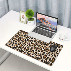 Leopard Print Desk Mat 80x40cm Gaming Mouse Pad